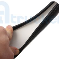 Potah volant 44-46 cm BIG červený hladký